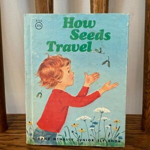 Vintage How Seeds Travel Rand McNally Junior Elf Book Paperback